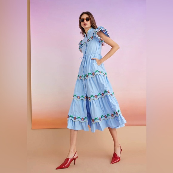 Bora Bora Dress Blue - Picture 3 of 8